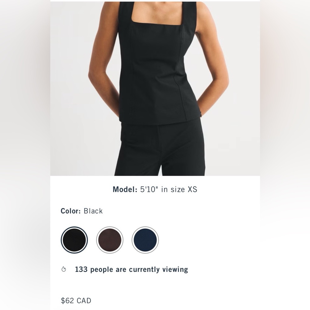 New square neckline body con populish XL top - Picture 1 of 4